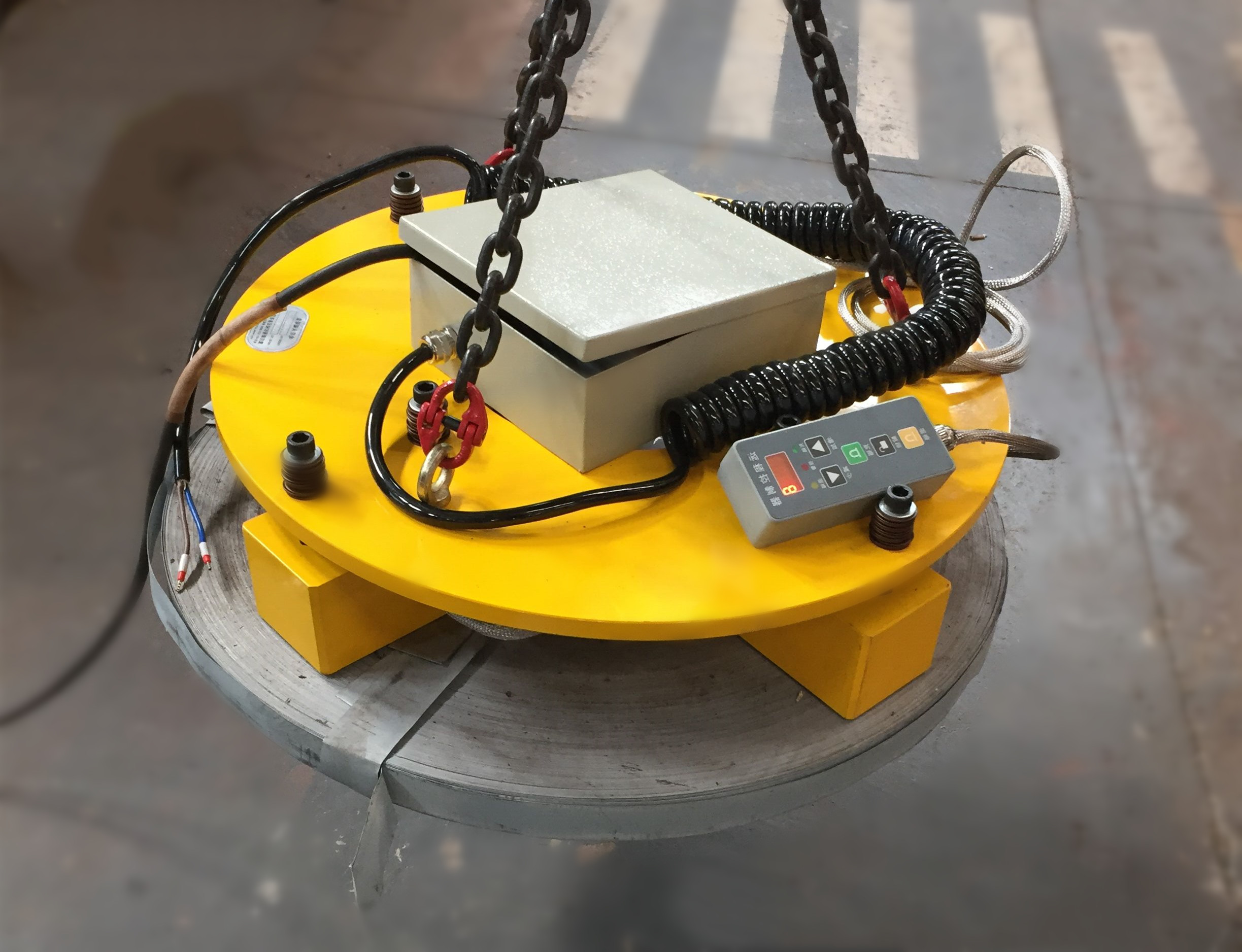 電永磁起重吊具，搬運(yùn)小型帶卷用電永磁起重器